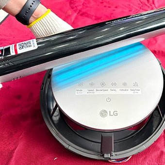 5. Khử khuẩn bộ lọc, khung vỏ máy bằng đèn UV.